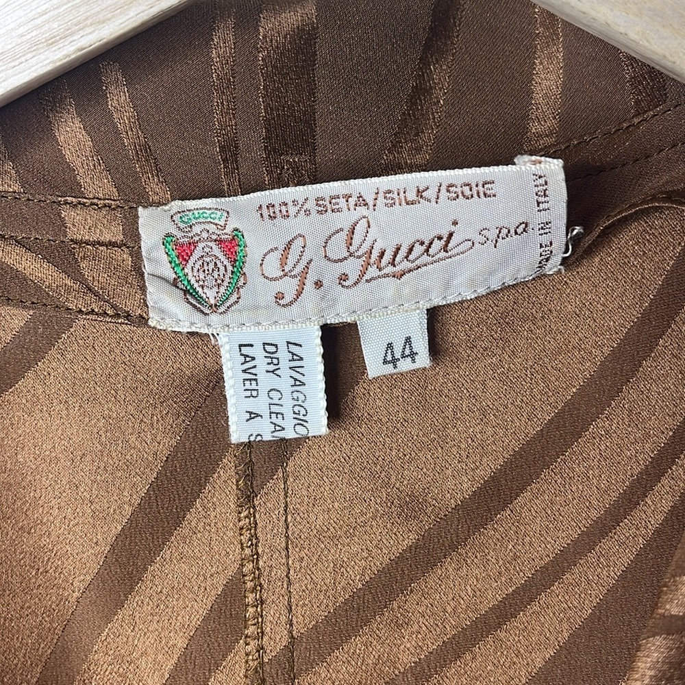 GUCCI 1972 SILK DRESS JAWDROPPING!! - Picture 13 of 14